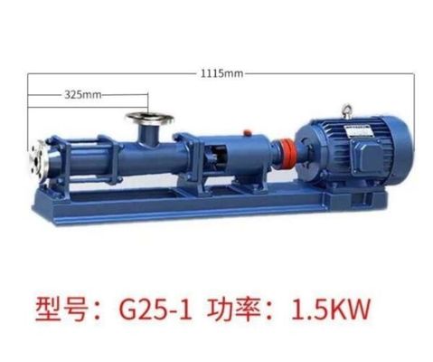 सिंगल G15-2 स्टेनलेस स्टील स्क्रू पंप औद्योगिक सीवेज 1.2MPa